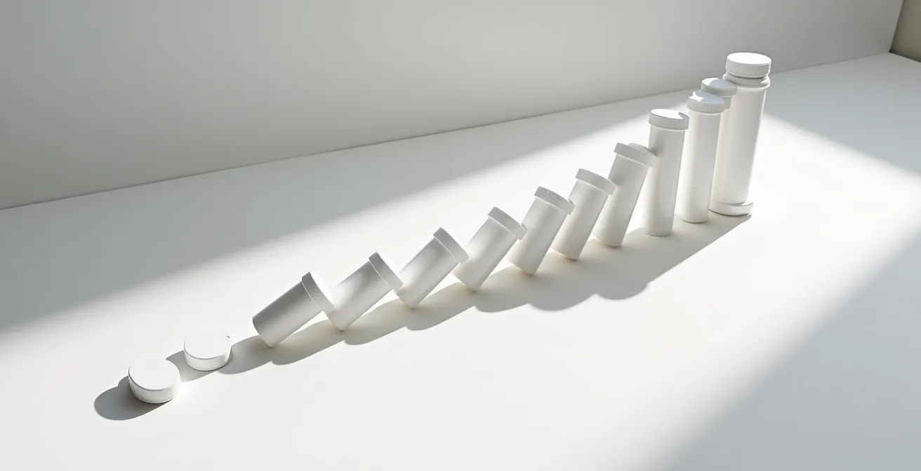 Illustration symbolique montrant l'effet cascade d'une non-déclaration de médecin traitant sur les remboursements